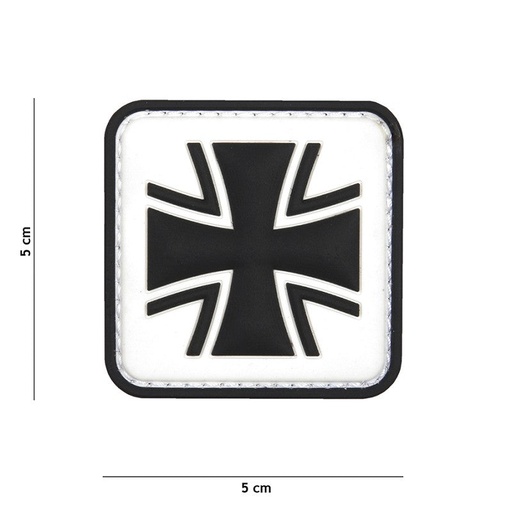 [11108] VAN OS - 3D Patch | Deutsches Kreuz - weiss