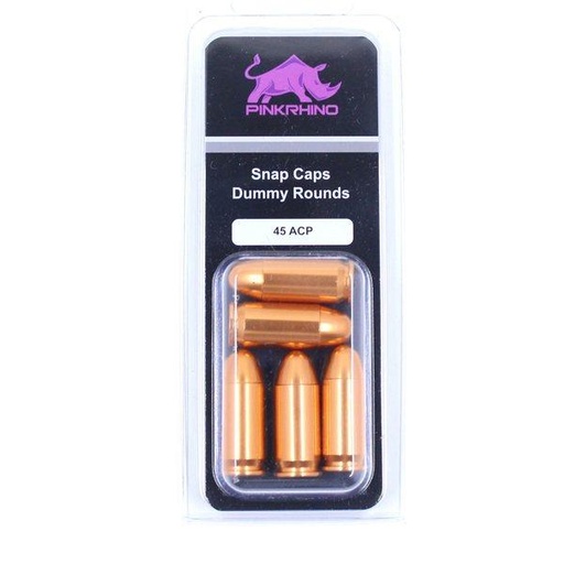 [PR-1013] Pink Rhino – Snap Caps 45 ACP  – 5 Stück