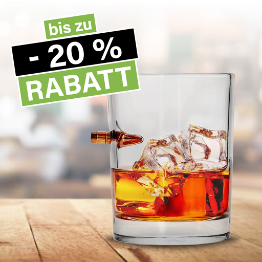 [LSBWG-308] Lucky Shot - Whiskyglas mit .308 Geschoss