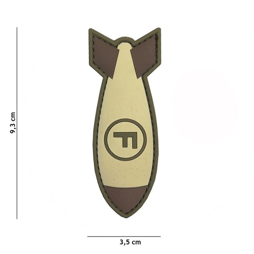 ['11115] VAN OS - 3D Patch | F. Bombe - coyote