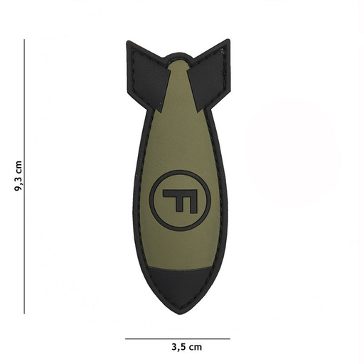 [11116] VAN OS - 3D Patch | F. Bombe - grün