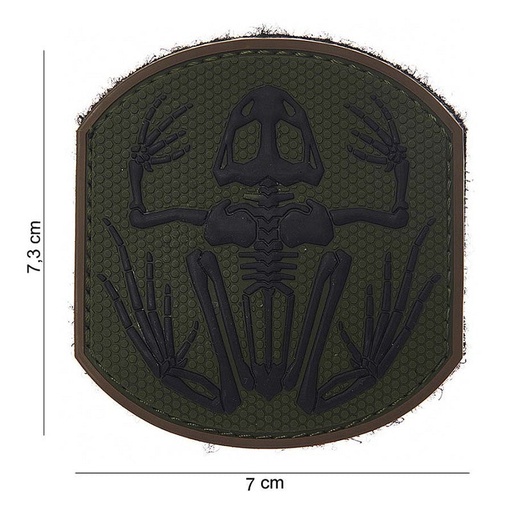 [14008] VAN OS - 3D Patch | Frog Skeleton - schwarz