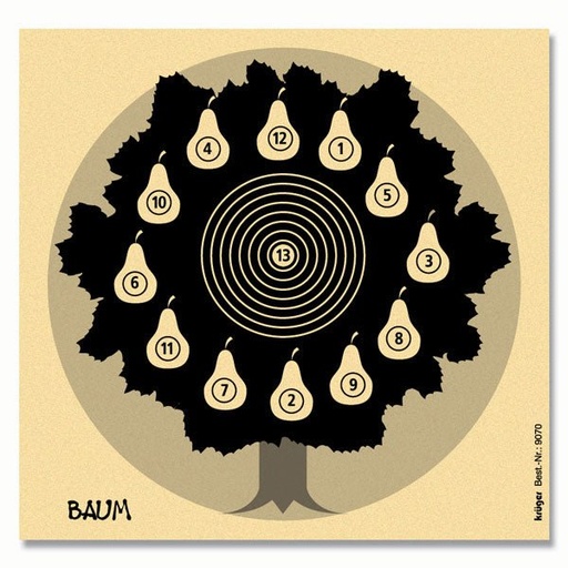 [K9070-5] Glücksscheibe Baum