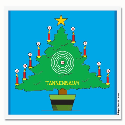 [9280-5] Glücksscheibe Tannenbaum
