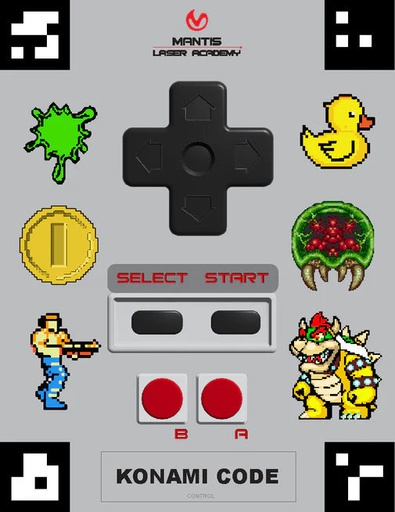 [PR-4006] LASER ACADEMY - Zielscheiben | "KONAMI " 2erPack