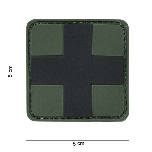 [12013] VAN OS - 3D Patch | Kreuz schwarz