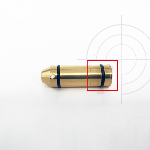 [PR-2019] Endkappe für 45 Long Colt Laser Patrone | Typ B