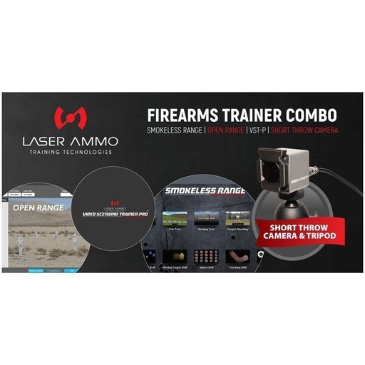 [FTSC-ST] Firearms Trainer - Smokeless Range® Simulator Kombipaket mit Kurzstreckenkamera