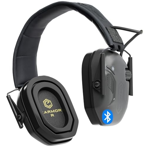 [M300TBK] Earmor M300T Elektronischer Gehörschutz für Sportschützen mit Bluetooth