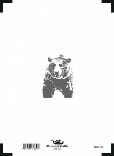 [FTBEAR] ACCURIZE ZIELSCHEIBE - BÄR / 5M