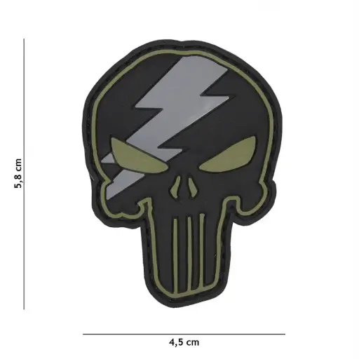 [9007] VAN OS -  Patch | Punisher thunder grün