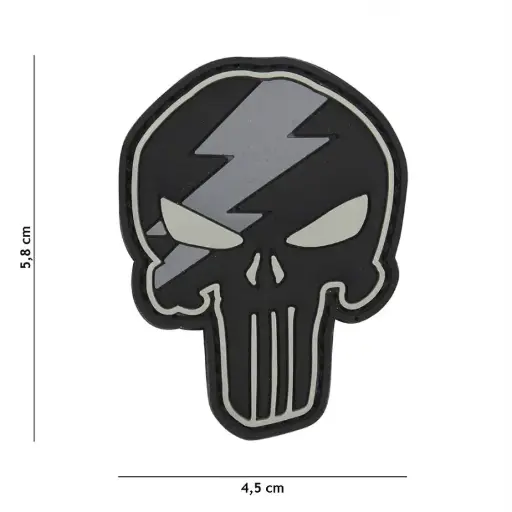 [12057] VAN OS -  Patch | Punisher thunder grau