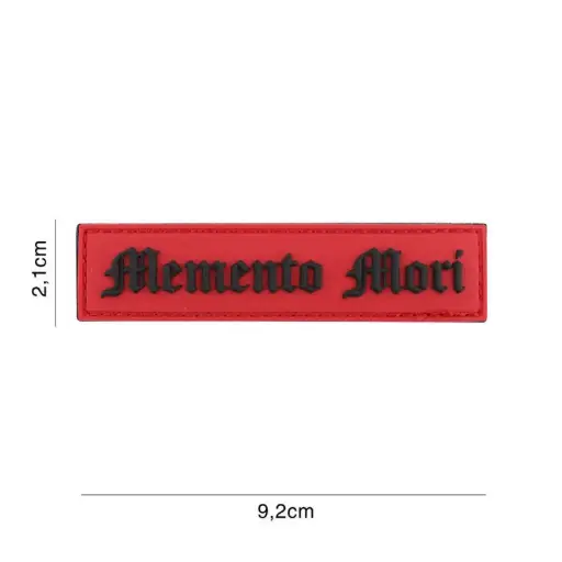 [6136] VAN OS -  Patch | Memento Mori rot/schwarz