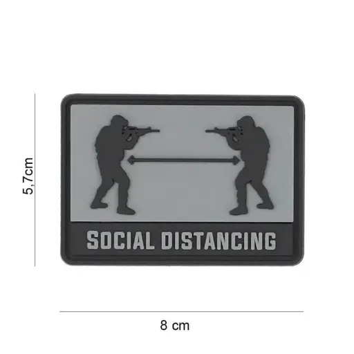 [8098] VAN OS -  Patch | Social distance grau