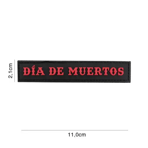 [6132] VAN OS -  Patch | PVC Dia de Muertos schwarz