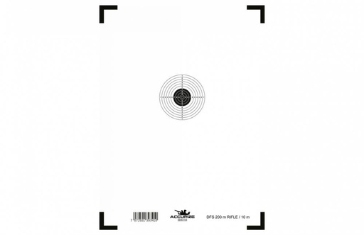 [FTDFS200/10m] ACCURIZE ZIELSCHEIBE - DFS 200M / 10M