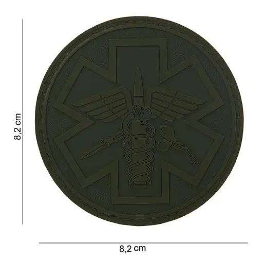 [13009] VAN OS - 3D Patch | PVC Para medic grün