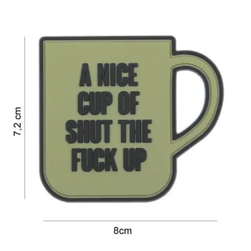 [8096] VAN OS - 3D Patch | PVC A nice cup grün