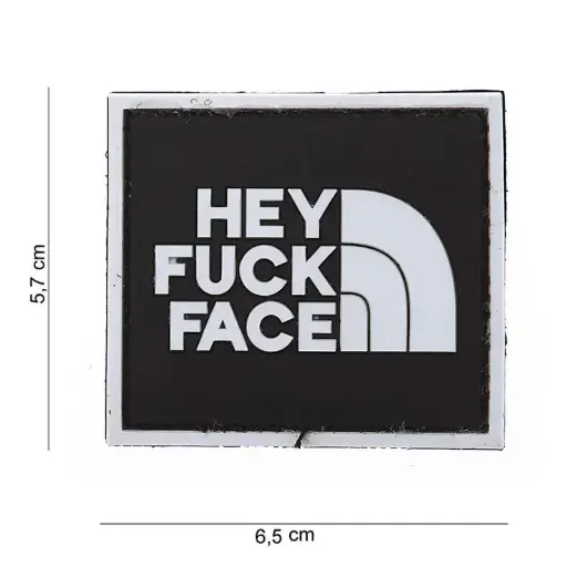 [12044] VAN OS - 3D Patch | PVC Hey Fuck Face